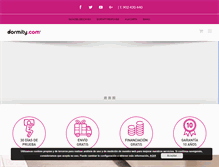 Tablet Screenshot of dormity.com